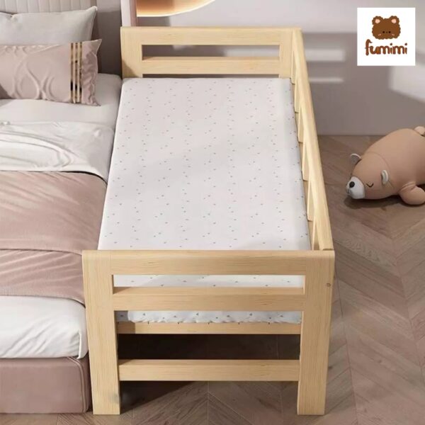 Giường ghép trẻ em 1m8 có 3 thanh chặn dọc