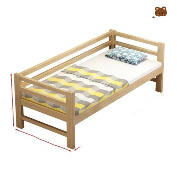 Giường ghép trẻ em 2m có 3 thanh chặn ngang