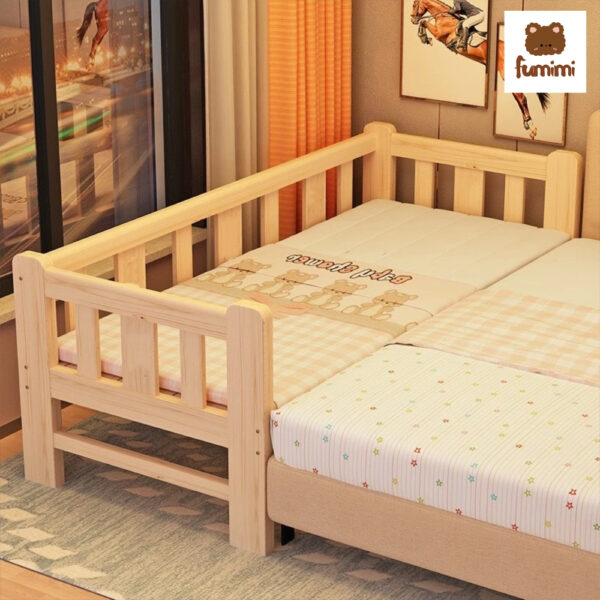 Giường ghép trẻ em 2m thanh chặn dọc giá tốt
