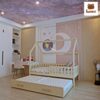 Giường ngủ trẻ em có ngăn kéo hình ngôi nhà