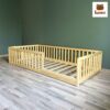 Giường ngủ trẻ em có rào chắn bệt sát sàn