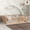 Giường ngủ trẻ em có rào chắn bệt sát sàn Dublin Bed