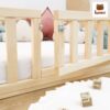 Giường ngủ trẻ em có rào chắn bệt sát sàn Dublin Bed