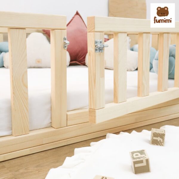Giường ngủ trẻ em có rào chắn bệt sát sàn Dublin Bed