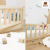 Giường ngủ trẻ em có rào chắn bệt sát sàn Dublin Bed