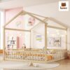 Giường ngủ trẻ em đôi Lucki hình ngôi nhà