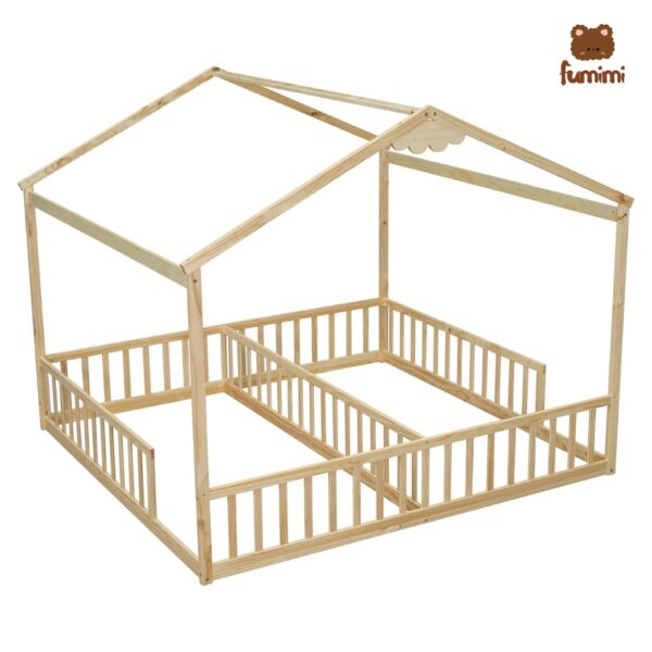 Giường ngủ trẻ em đôi Lucki hình ngôi nhà