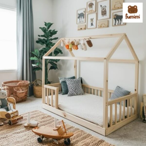 Giường ngủ trẻ em hình ngôi nhà