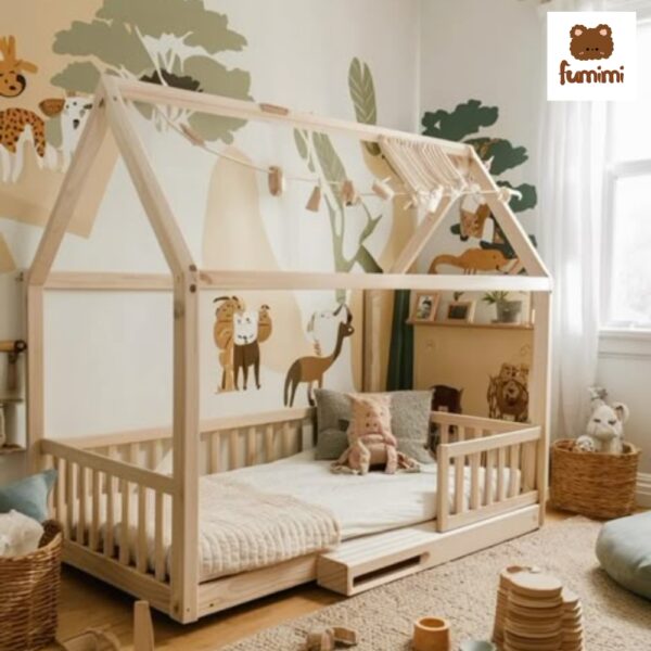 Giường ngủ trẻ em hình ngôi nhà