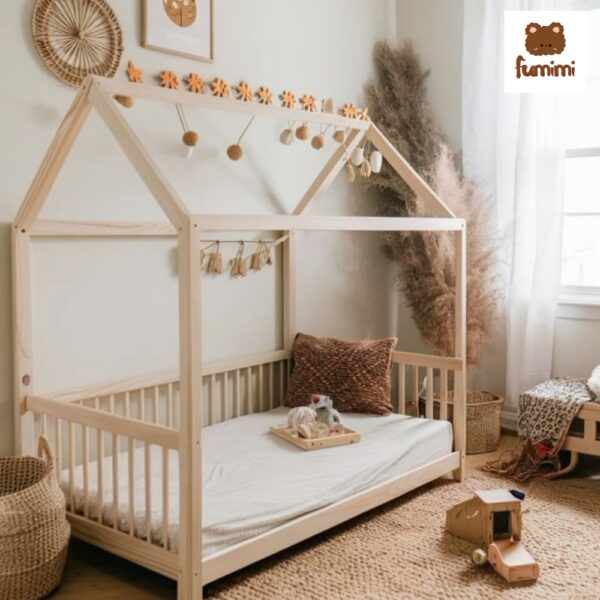 Giường ngủ trẻ em hình ngôi nhà