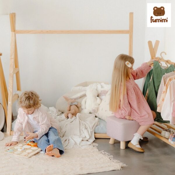 Giường ngủ trẻ em hình ngôi nhà Teepee