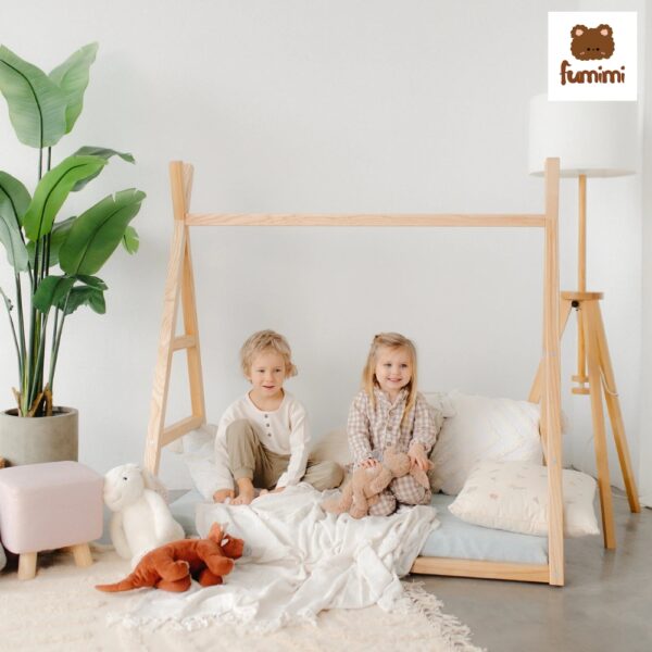 Giường ngủ trẻ em hình ngôi nhà Teepee