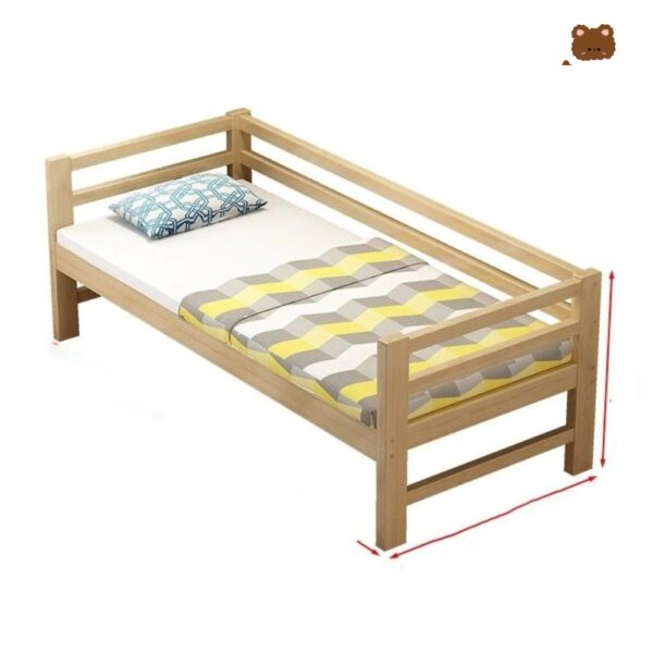 Giường trẻ em 1m8 có 3 thanh chặn ngang