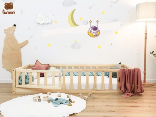 Giường có rào chắn Dublin Bed – Sát sàn, dễ thao tác