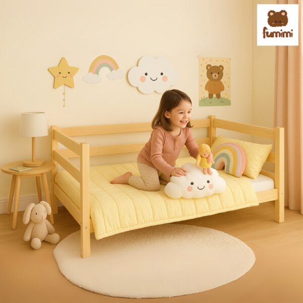 Giường ghép trẻ em 1m5 3 thanh chặn ngang