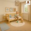 Giường ghép trẻ em 1m5 3 thanh chặn ngang