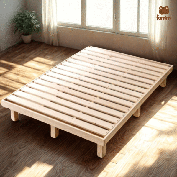 Giường chân vuông pallet 30cm