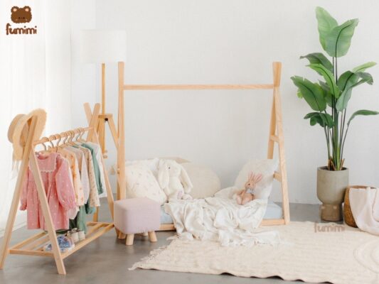 Giường trẻ em hình ngôi nhà Teepee