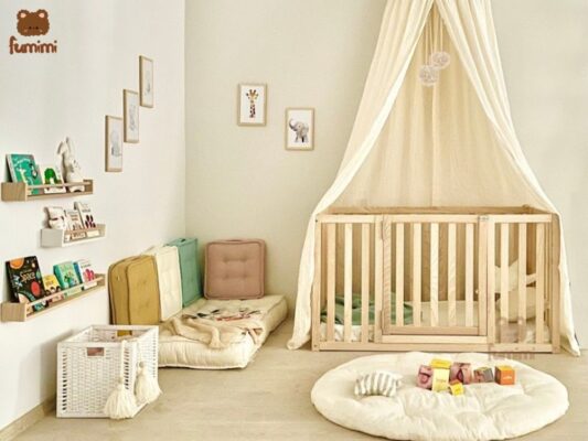 Chất liệu gỗ tự nhiên – An toàn cho sức khỏe bé